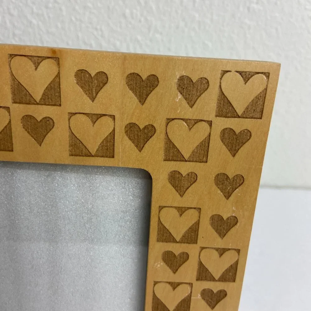Wooden Picture Frame Heart